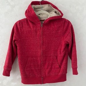 Cat & Jack Boys Sherpa Lined Zip Up Hoodie